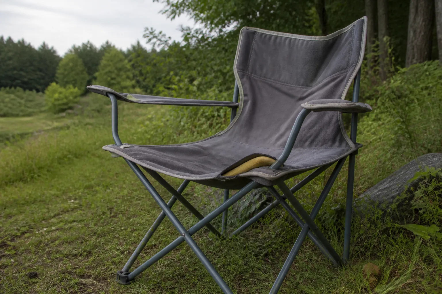 Campingstolen är hopfällbar – men det är stoppningen du behöver undersöka