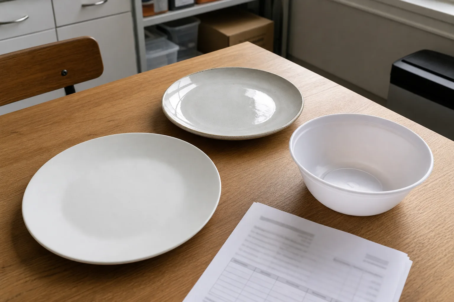 Melamin på fakturan? Då är det lätt att deklarera tallriken som keramik i stället för plast